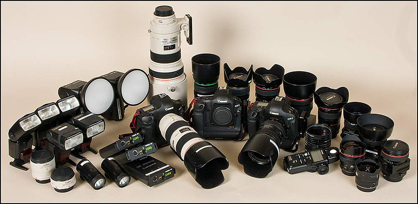 Equipment for shooting weddings